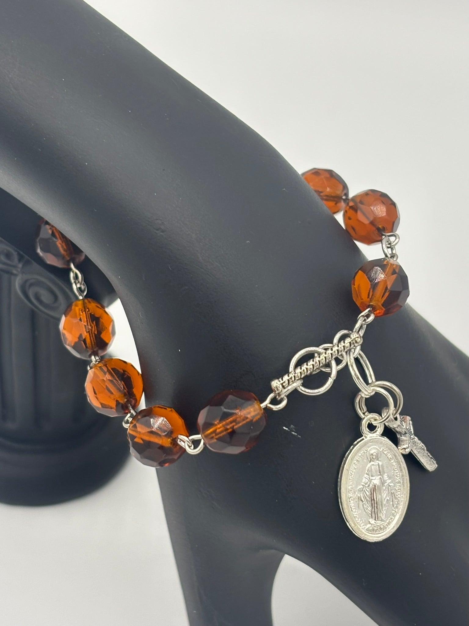 Z Collection - Amber Rosary Bracelet