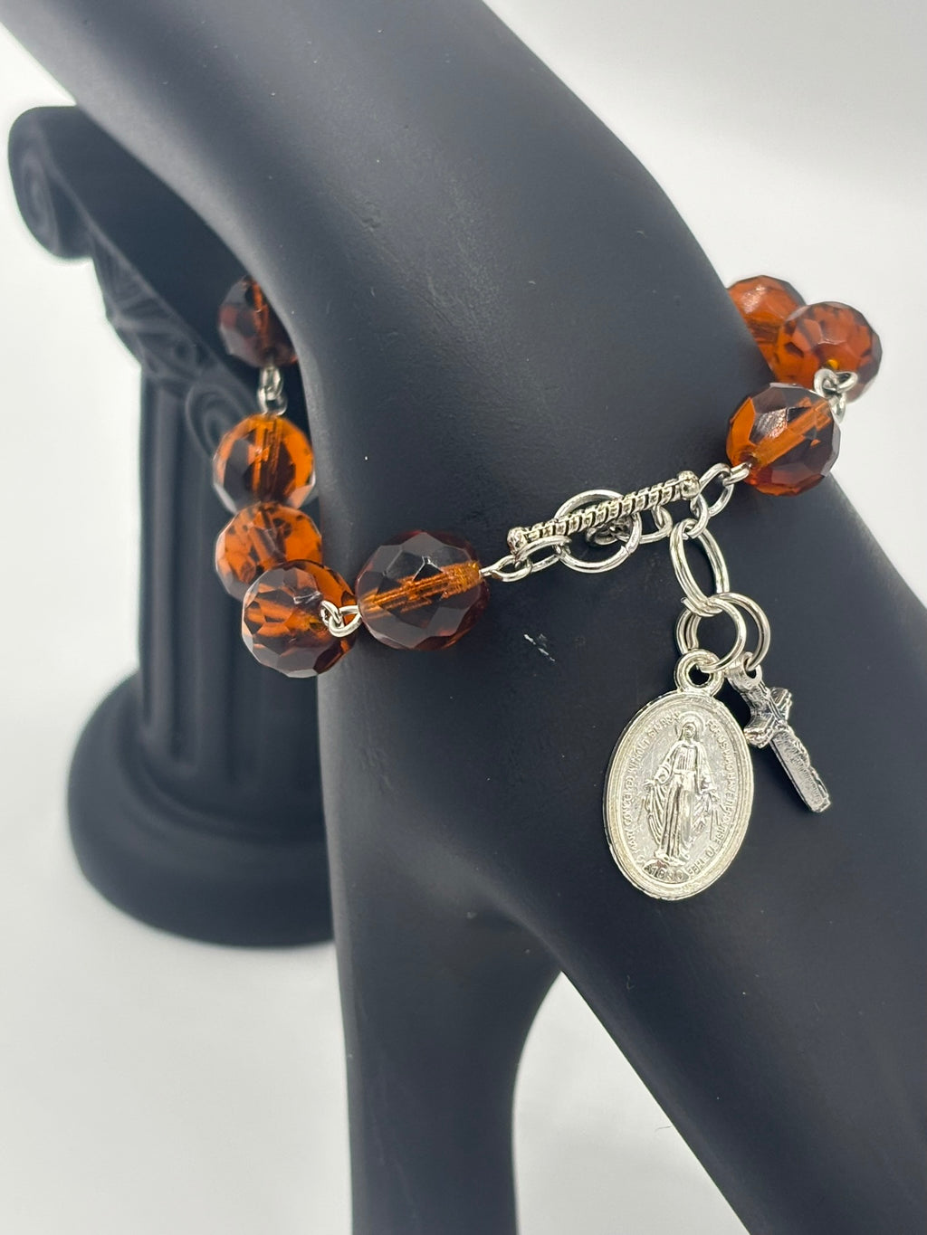 Z Collection - Amber Rosary Bracelet