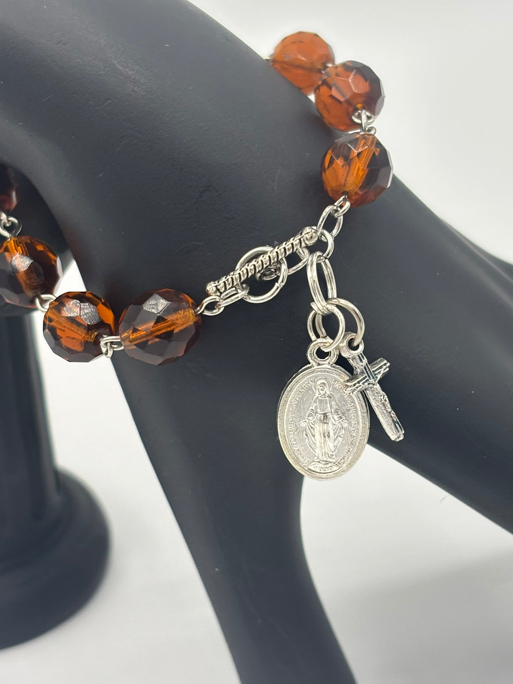 Z Collection - Amber Rosary Bracelet