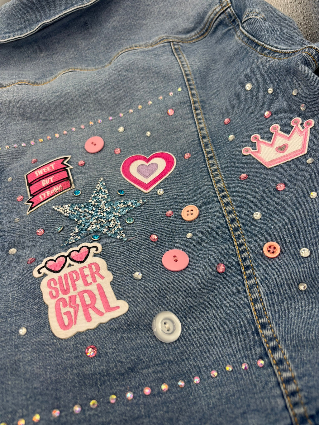 Pink Superstar - Denim Jacket (Youth)