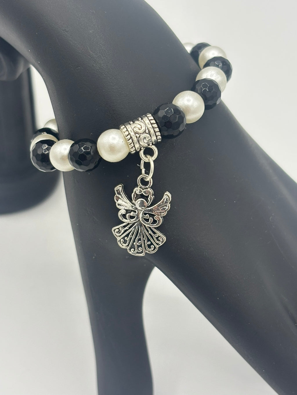 Z Collection - Black & White Pearl Angel