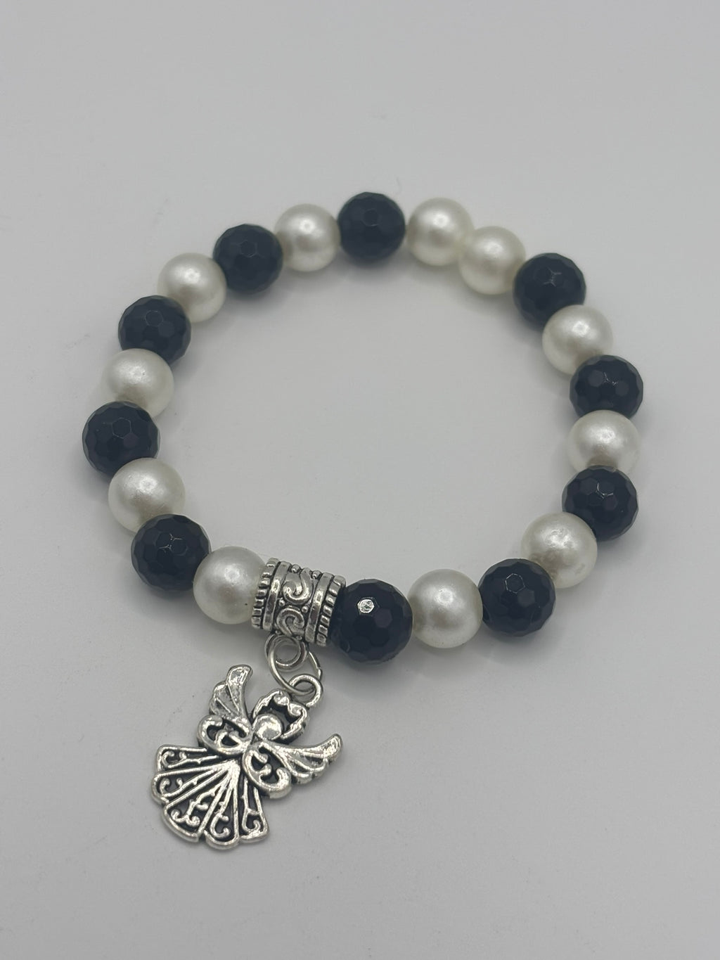 Z Collection - Black & White Pearl Angel
