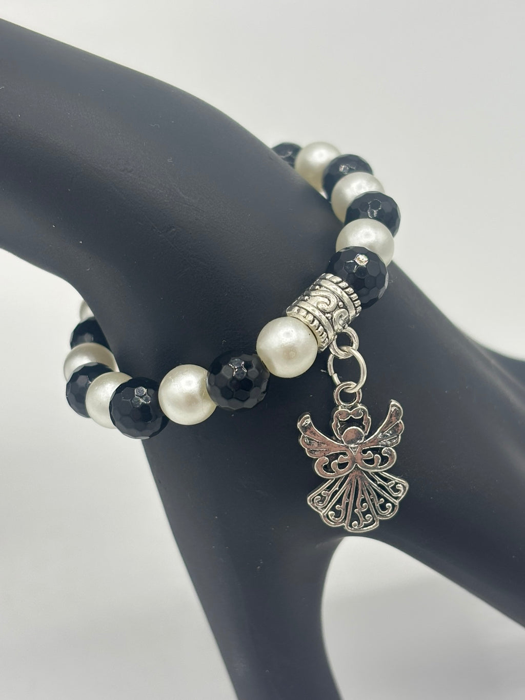Z Collection - Black & White Pearl Angel