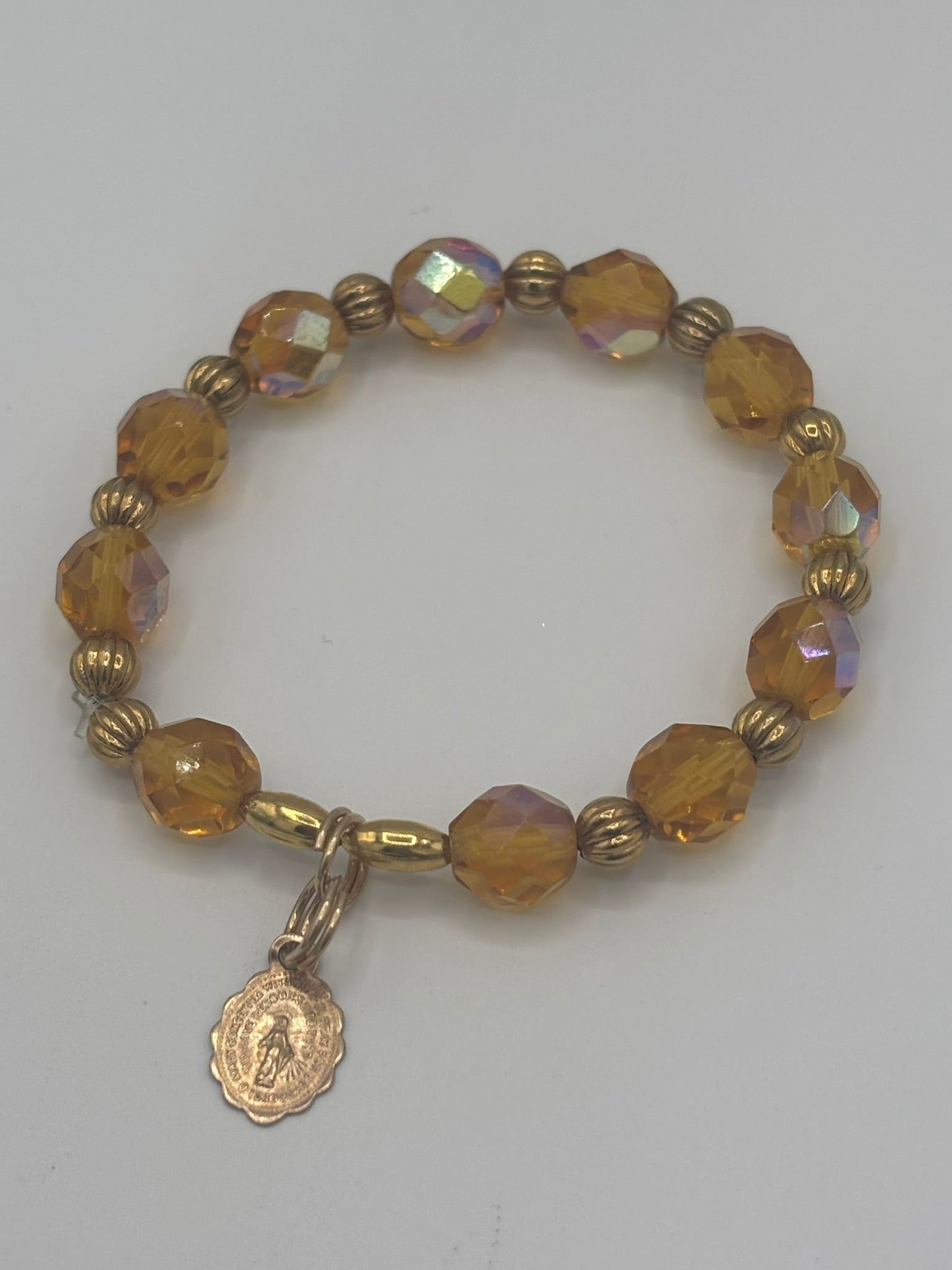 Z Collection - Butterscotch Crystal Youth Bracelet