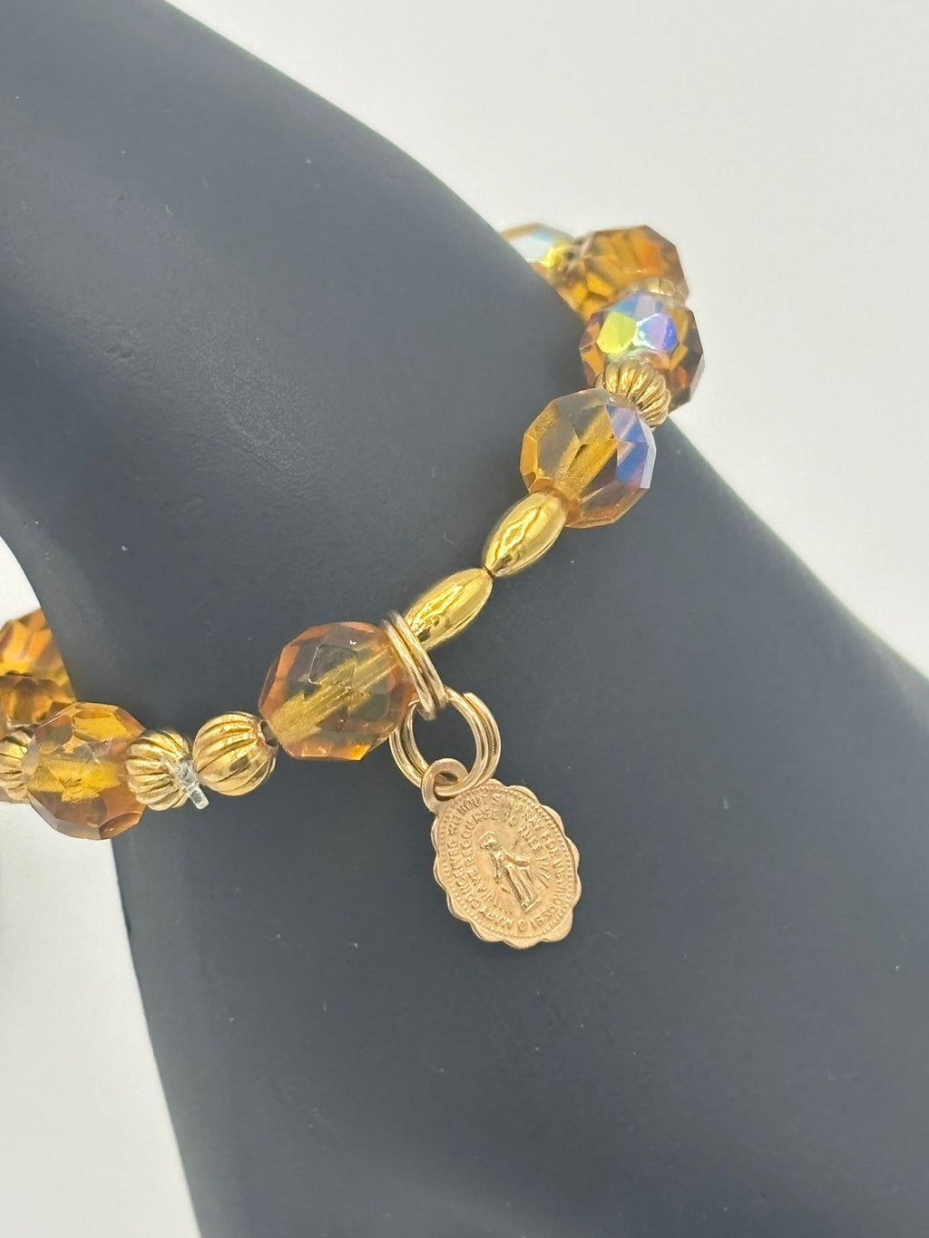 Z Collection - Butterscotch Crystal Youth Bracelet