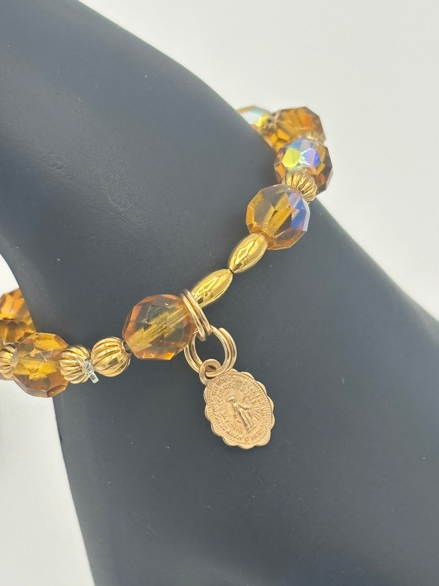 Z Collection - Butterscotch Crystal Youth Bracelet