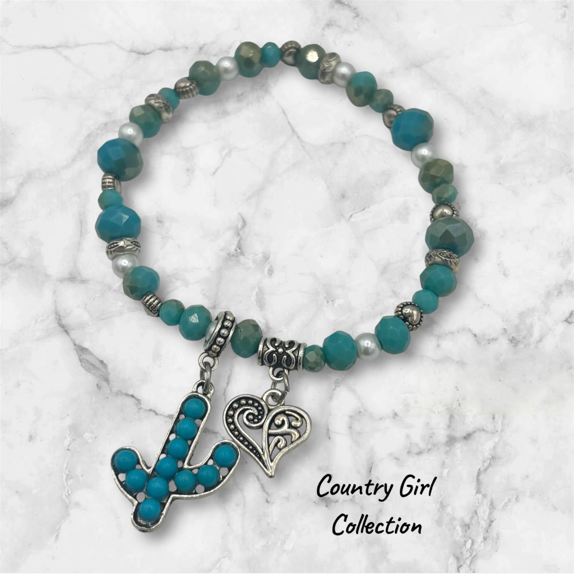 Country Girl - Cactus Heart Women's Western Bracelet