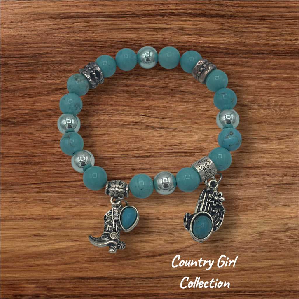 Country Girl - Cactus & Boots Women's Bracelet