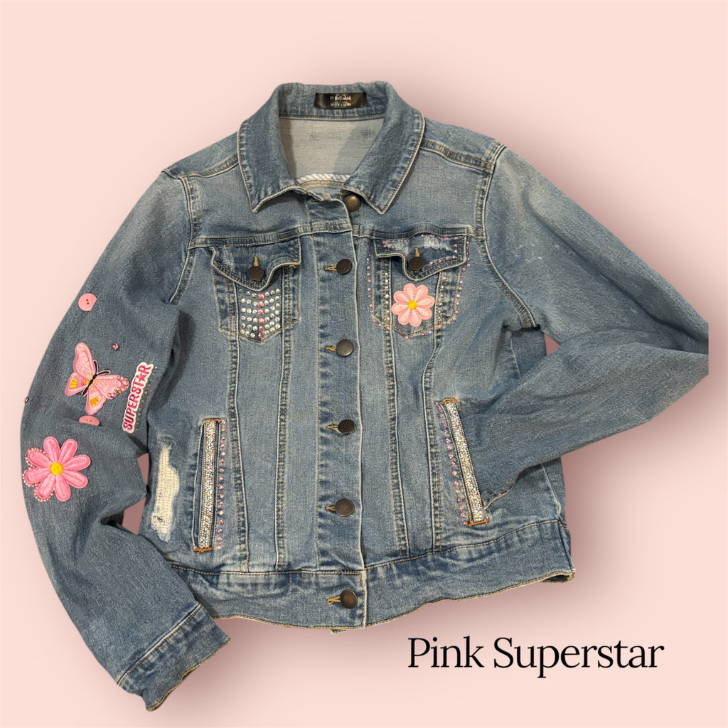Pink Superstar - Denim Jacket (Youth)