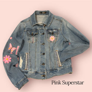 Pink Superstar - Denim Jacket (Youth)