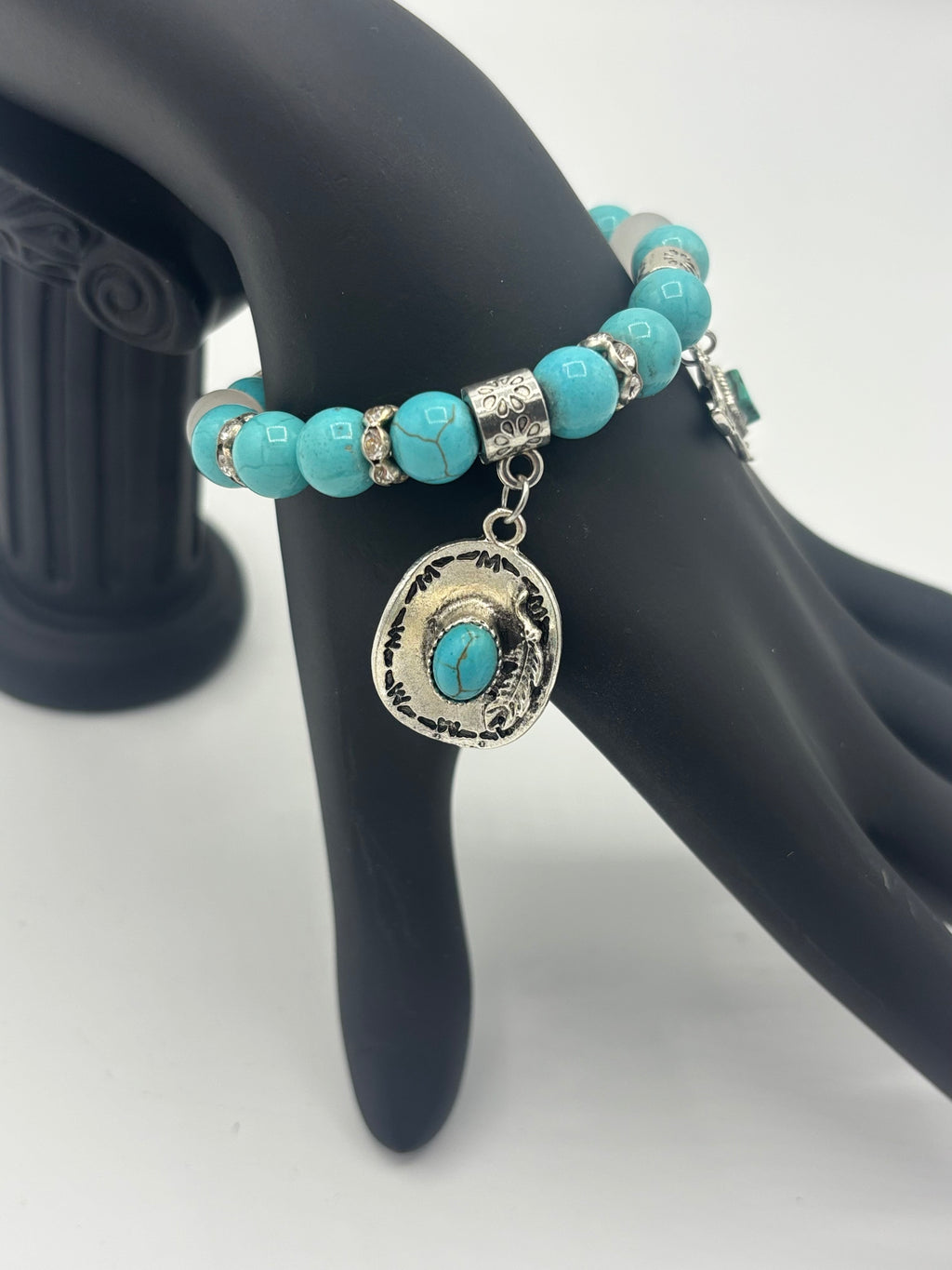 Country Girl - Cowboy Hat & Horns Women's Bracelet