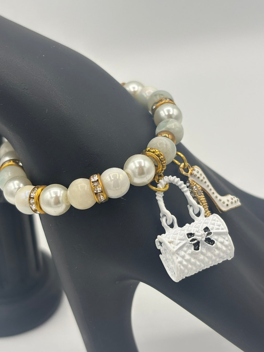 White Party Glamour in Motion Women's Bracelet