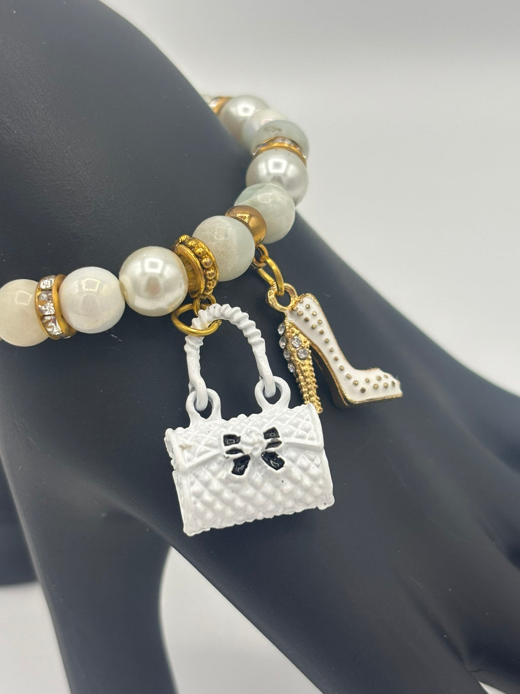 White Party Glamour in Motion Women's Bracelet