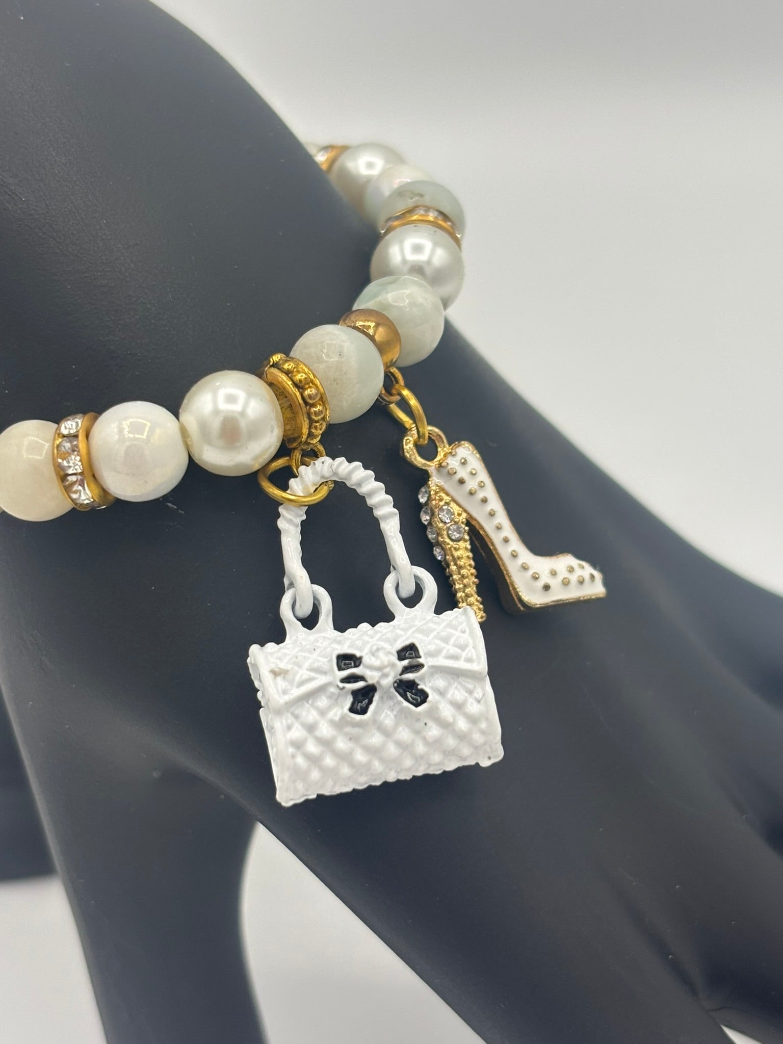 White Party Glamour in Motion Women's Bracelet