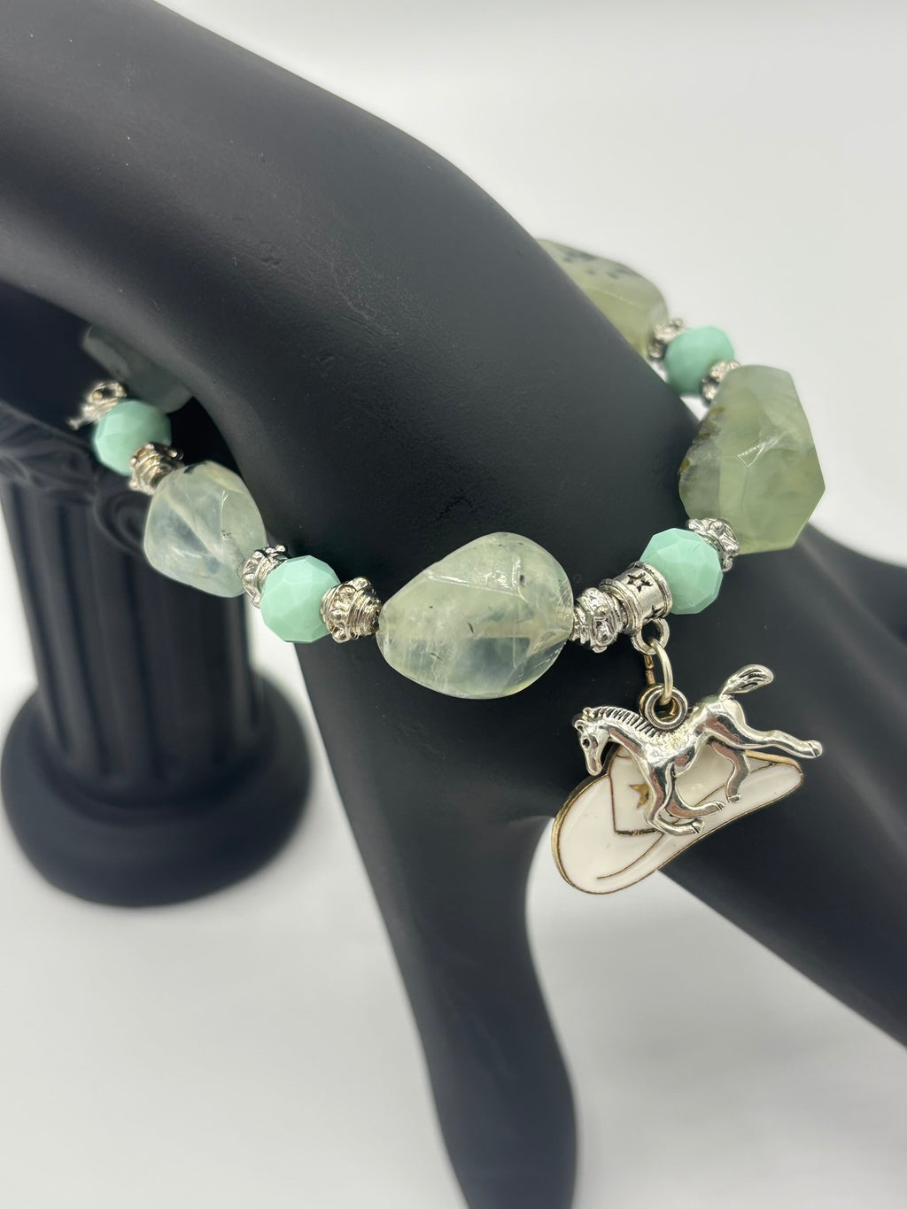 Country Girl - Light Emerald Stones Women's Bracelet