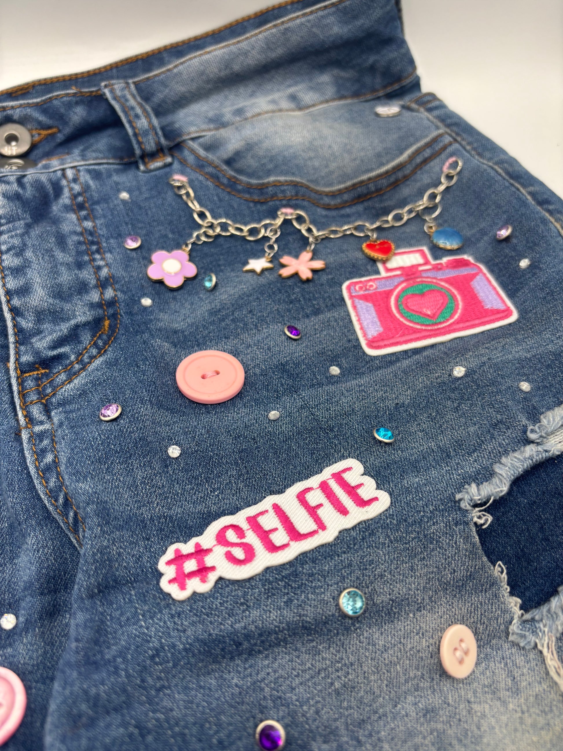 Lipstick & Selfies Women's  Jean Capris