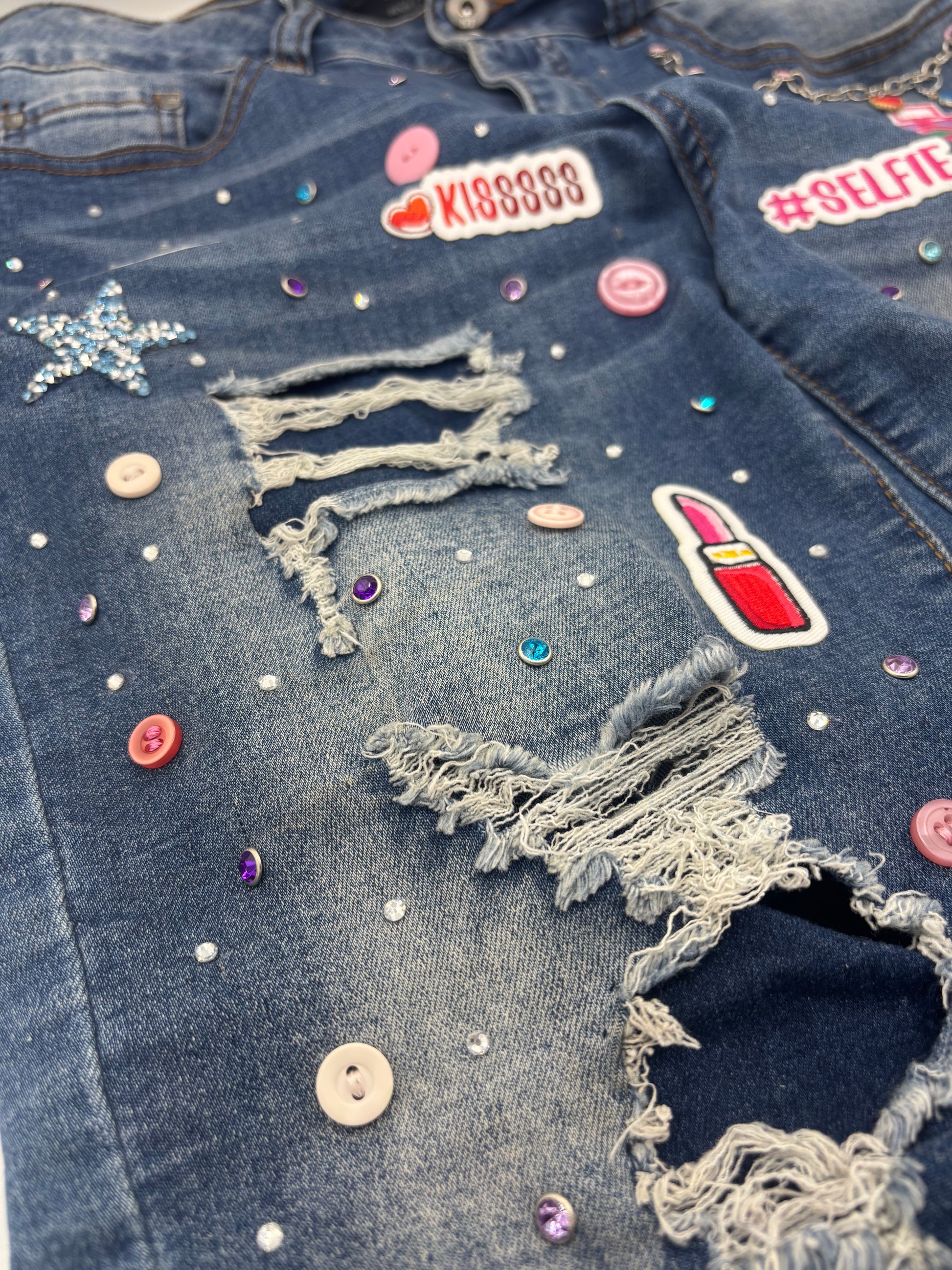 Lipstick & Selfies Women's  Jean Capris