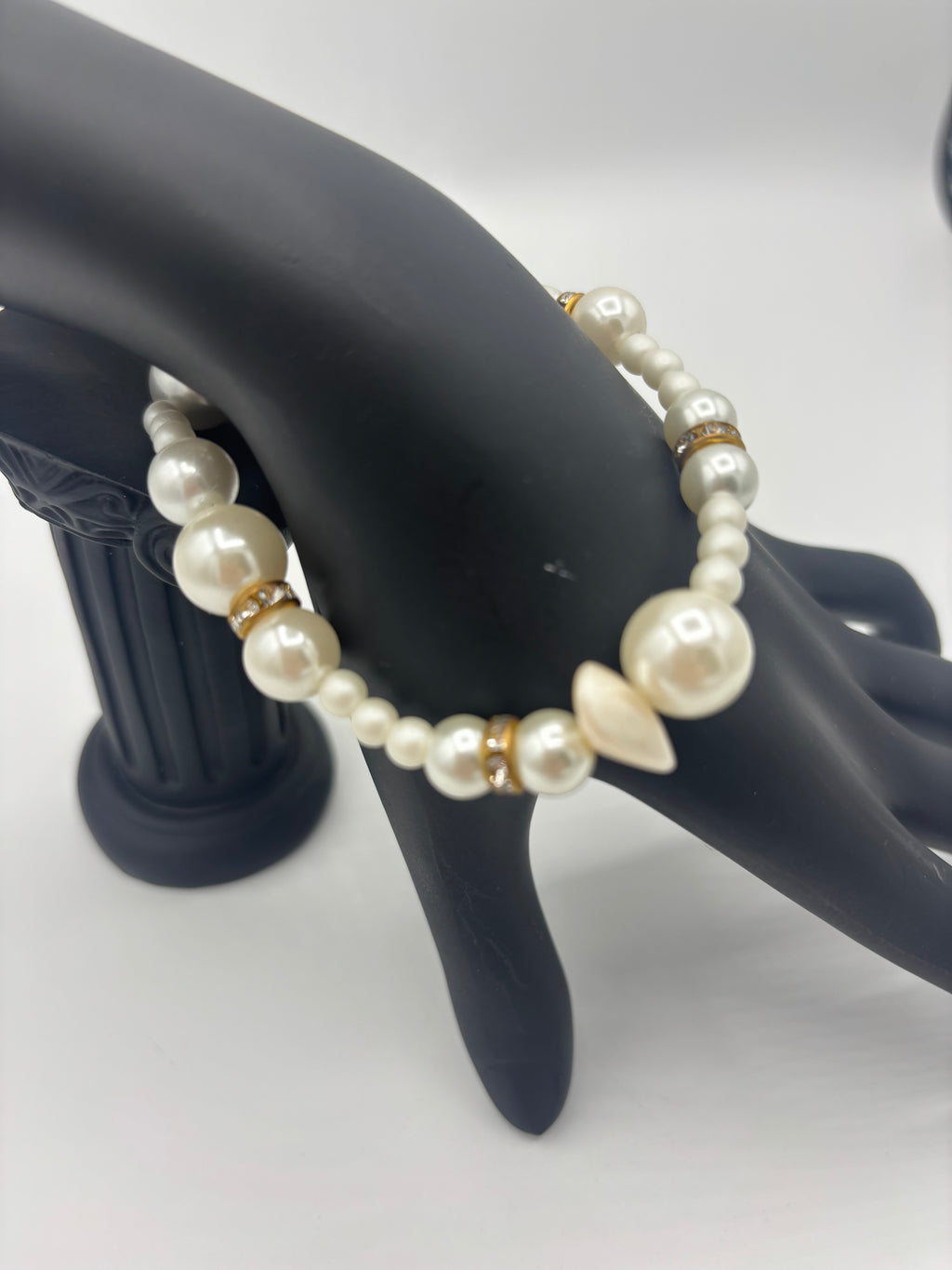 Classic Ivory & Light Golden Pearl Women's Bracelet