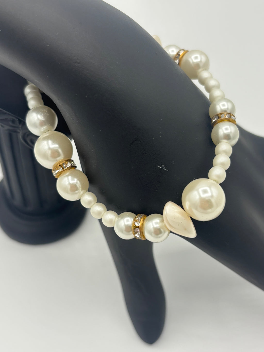 Classic Ivory & Light Golden Pearl Women's Bracelet