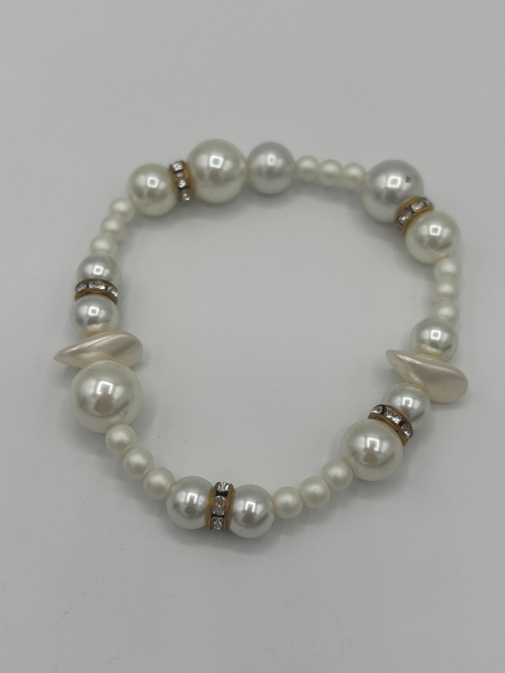 Classic Ivory & Light Golden Pearl Women's Bracelet