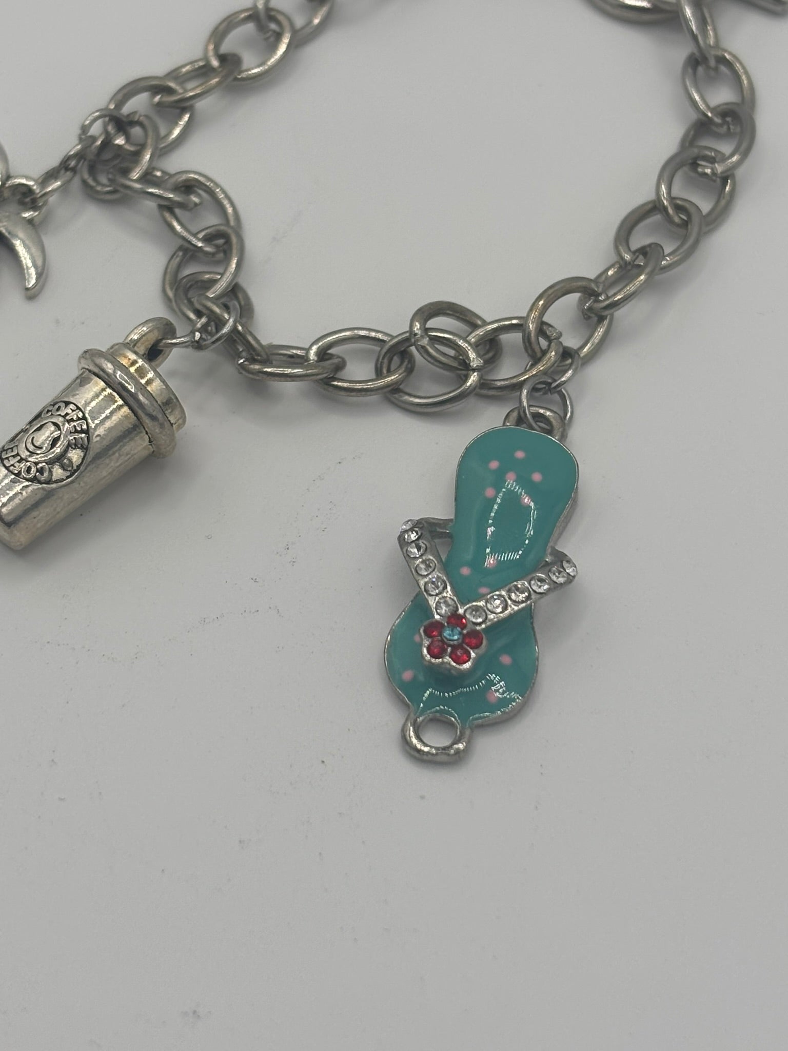 Paradise Island Charmed Toggle Bracelet