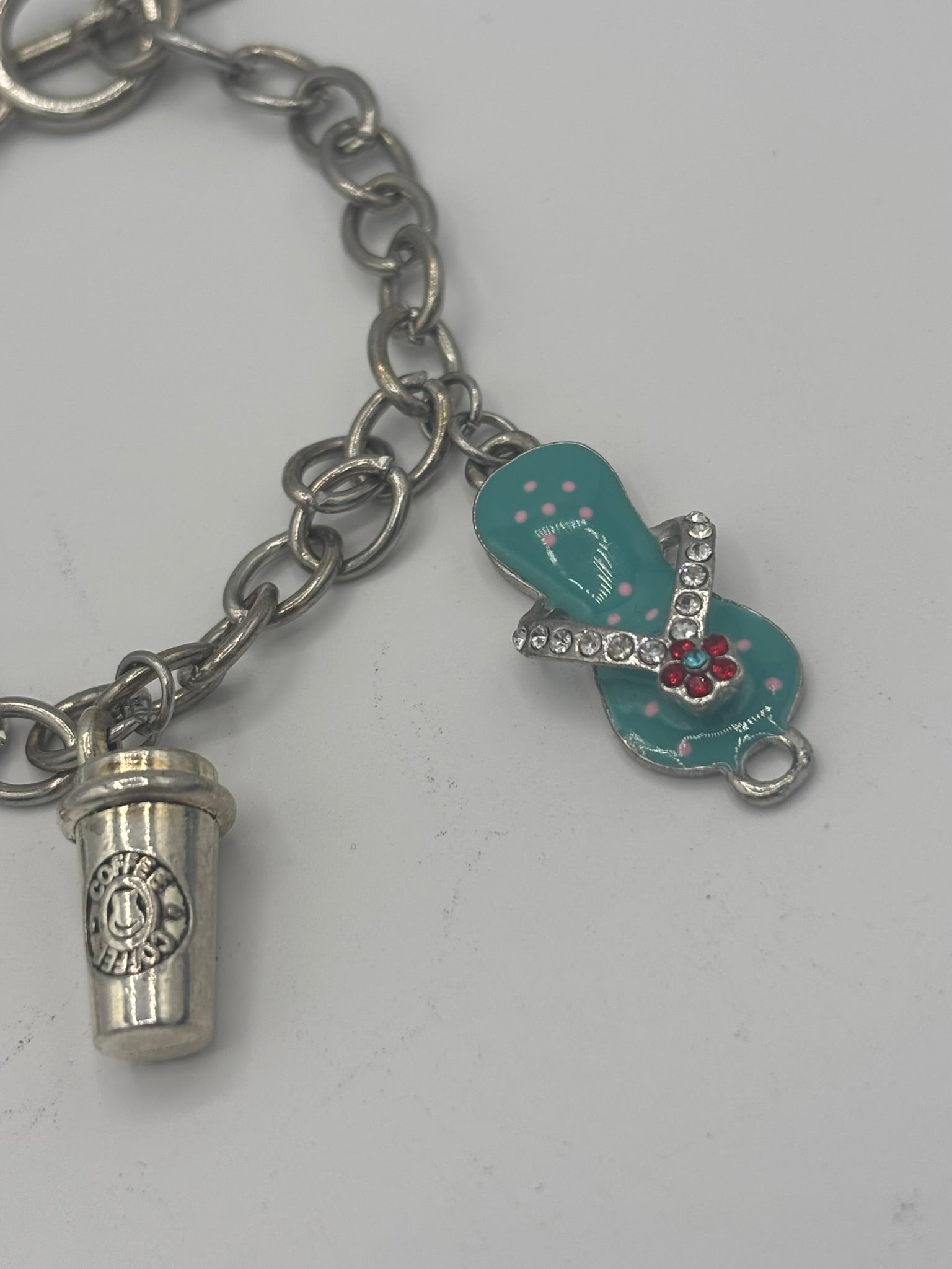 Paradise Island Charmed Toggle Bracelet