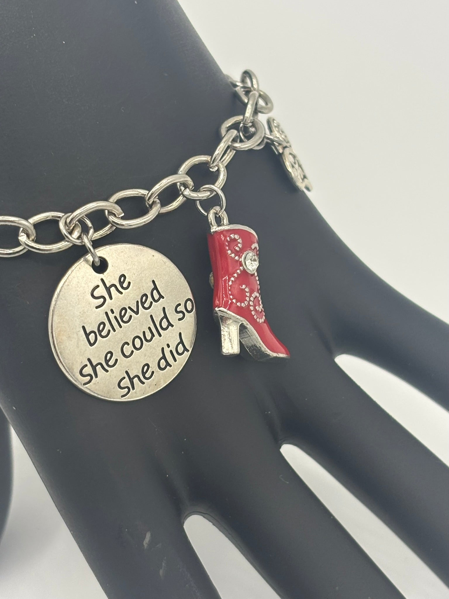 She Believed She Could Toggle Bracelet