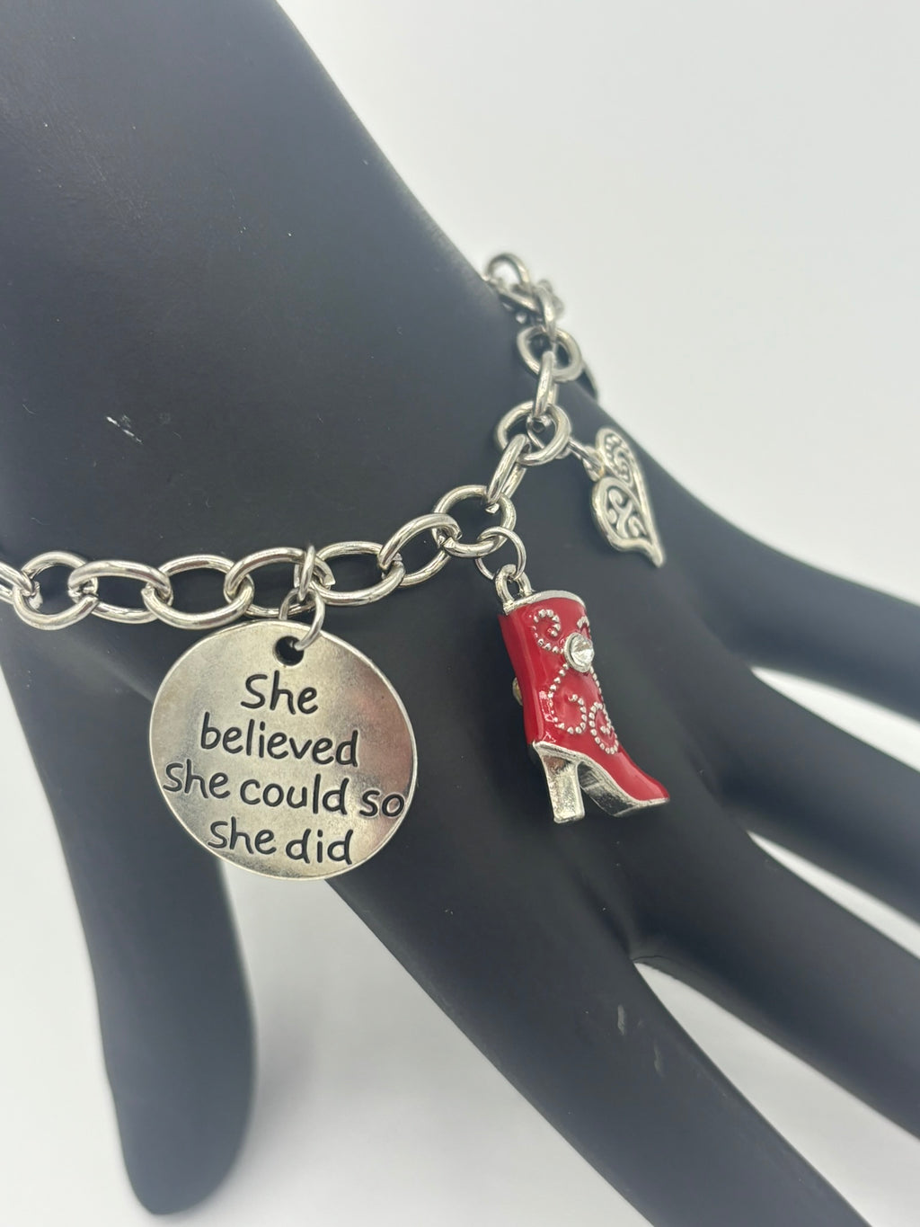 She Believed She Could Toggle Bracelet
