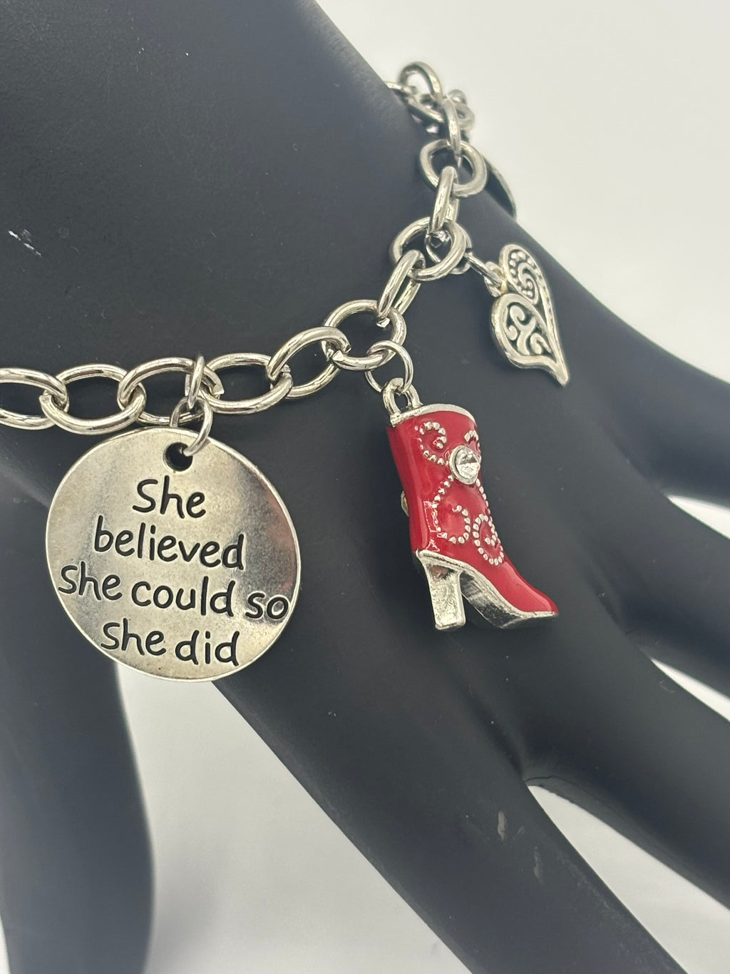 She Believed She Could Toggle Bracelet