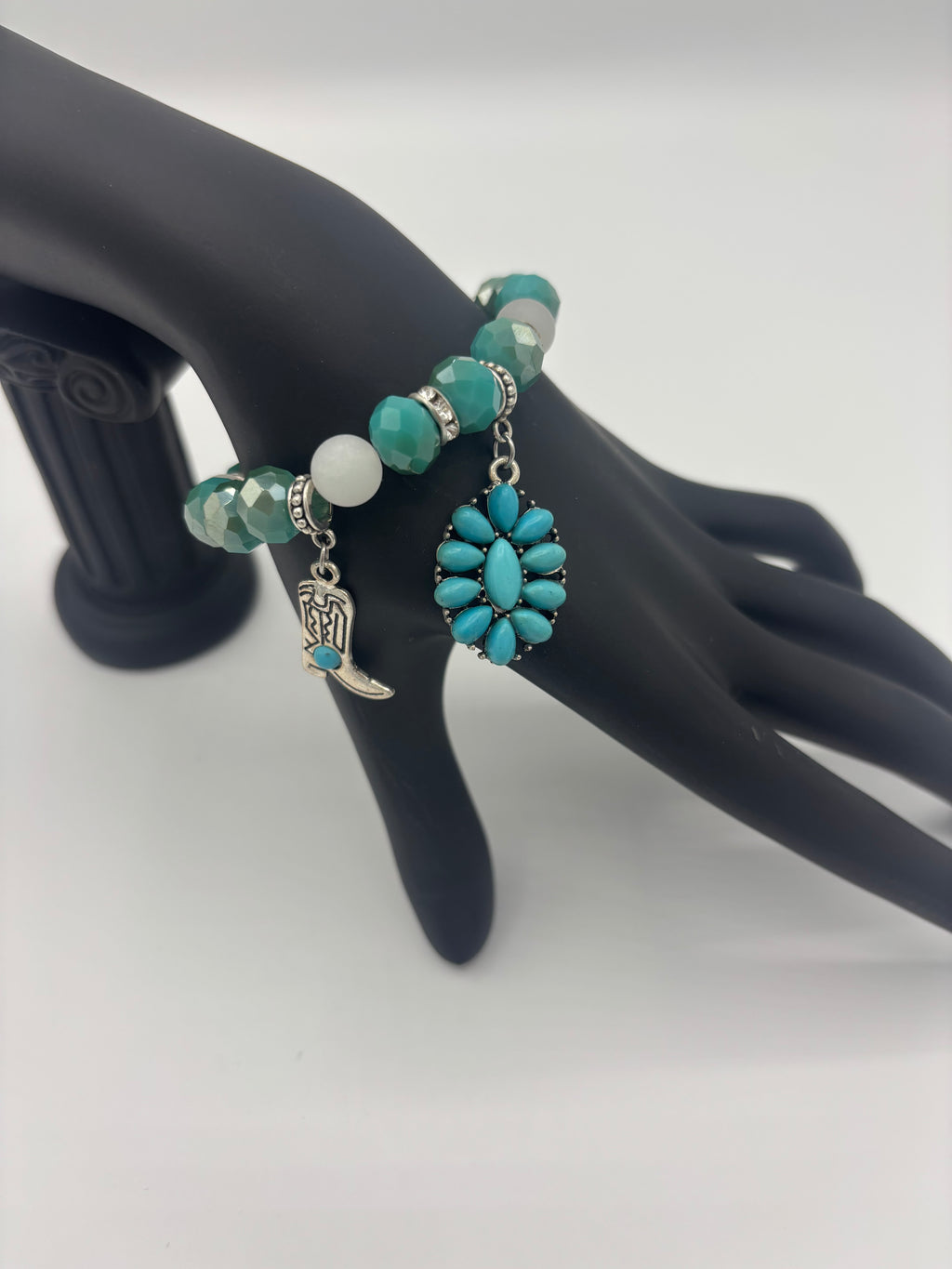 Country Girl - Turquoise Boot Women's Bracelet
